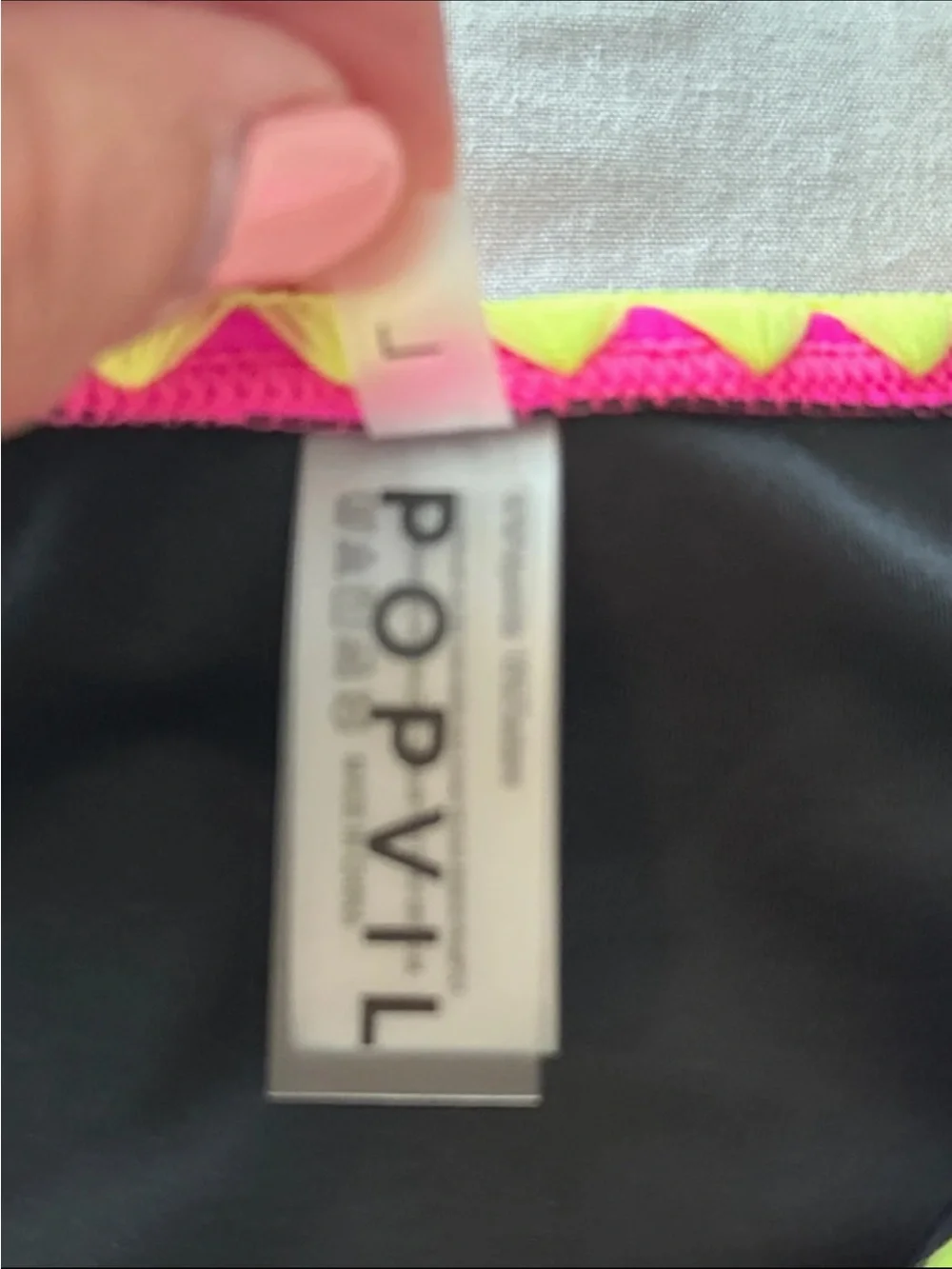 Popvil color block, swim bottoms and skirt